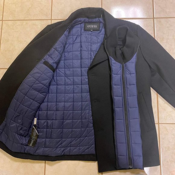 MODERN GUESS PEACOAT - Picture 4 of 11